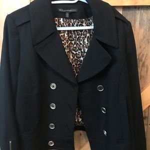 White House, Black Market black & gold classy jkt